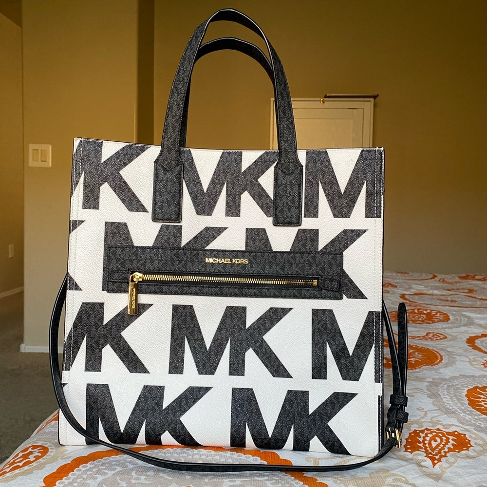 Kenly Large Graphic Logo Tote Bag
